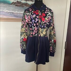 Floral Embroidered Women's Jacket